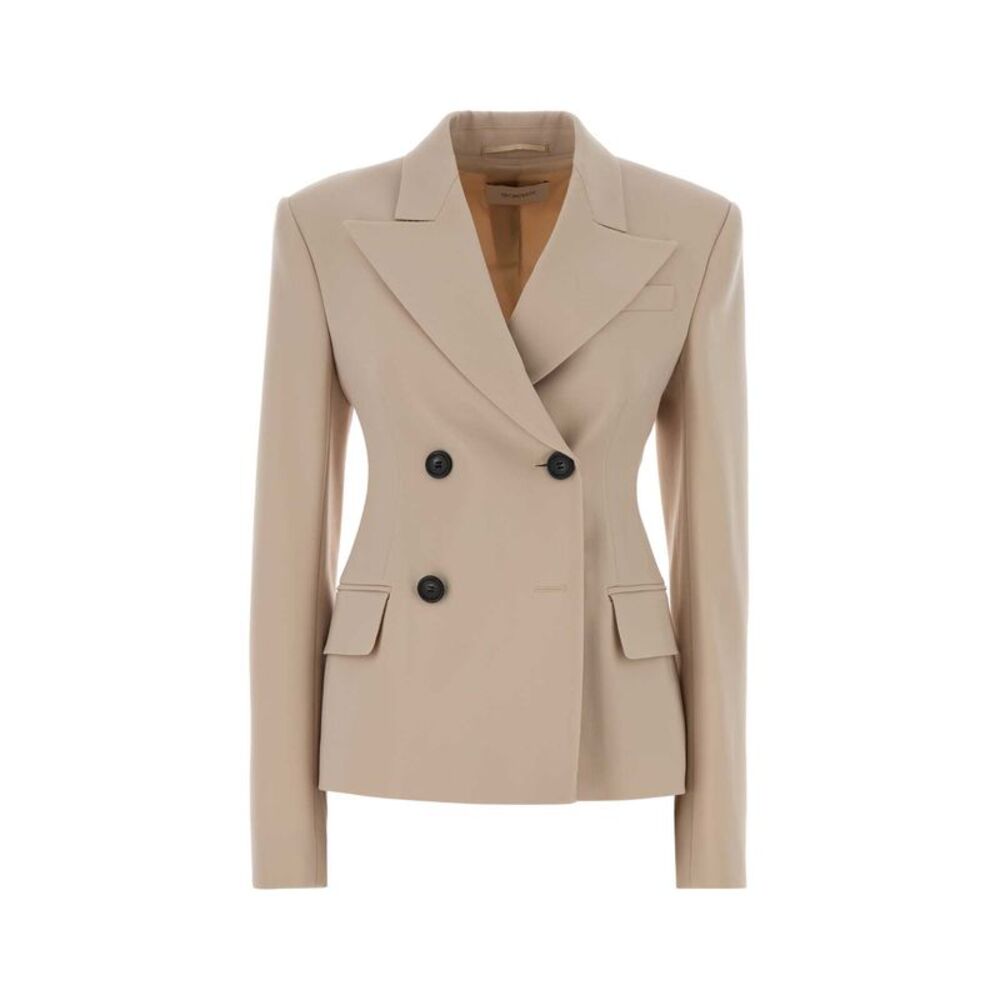 Sportmax Women Sand Stretch Wool Fresia Blazer